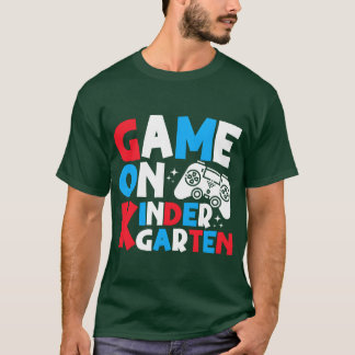 Game On Kindergarten Grade Funny Birthday Boy girl T-Shirt