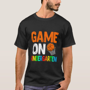 Game On Kindergarten Sketll 100th Day Of School T-Shirt