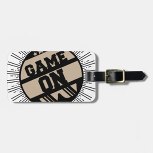 Game on luggage tag