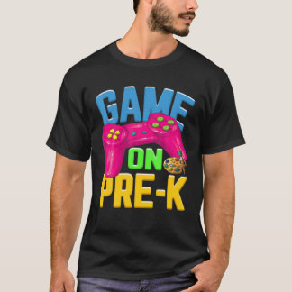 Game On Pre-K Back To School Video Gamer Boys Girl T-Shirt