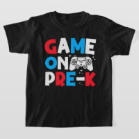 Game On Pre-k Grade Funny Birthday Boy Cool Gaming