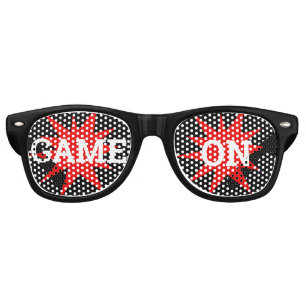 GAME ON retro Shades / Fun Party Sunglasses