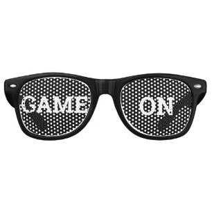 GAME ON retro Shades / Fun Party Sunglasses