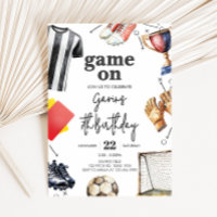 Game On Soccer Birthday