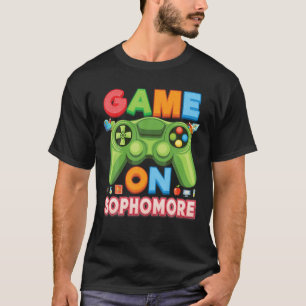Game On Sophomore Video Game Console Kid Student T T-Shirt