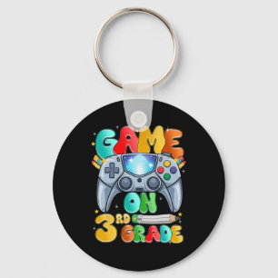 Game On Third 3rd Grade Back To School Level Unloc Key Ring