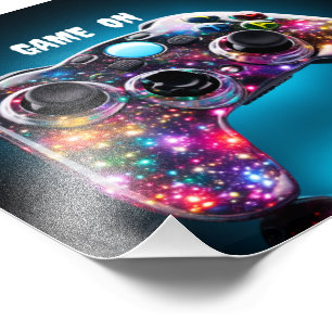 Game On Vibrant Remote  Photo Print