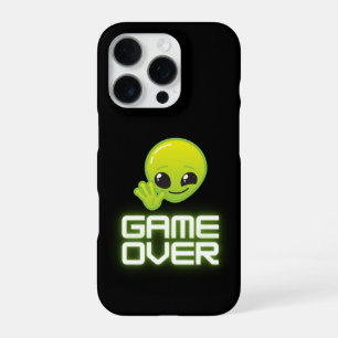 Game Over Alien – Gamer Vibe iPhone 16 Pro Case