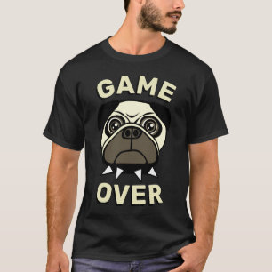 Game Over Angry Dog T-Shirt