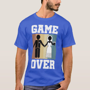 Game Over Bachelor Party retro T-Shirt