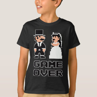 Game Over Bachelor Party Wedding Groomsman Humour  T-Shirt