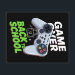 Game Over Back To School Funny First Day School Flyer<br><div class="desc">Game Over Back To School Funny First Day School</div>