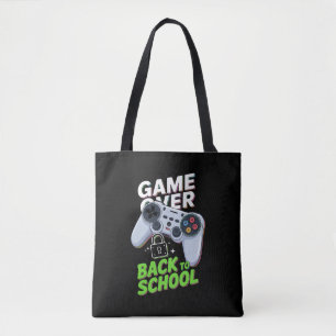 Game Over Back To School Funny First Day School Tote Bag