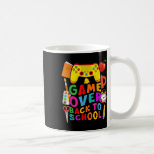 Game Over Back To School Gamer Controller 1st Day Coffee Mug