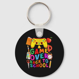Game Over Back To School Gamer Controller 1st Day Key Ring