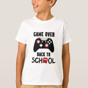 Game over Back to School Gamer First day of School T-Shirt