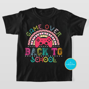 Game Over Back To School Kids T-Shirt
