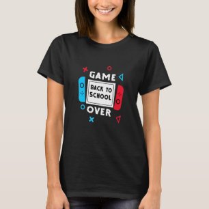 Game Over Back To School Tie Dye Back To Schoo T-Shirt