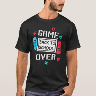 Game Over Back To School Video Game Controller Kid T-Shirt