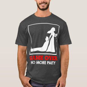 Game Over Bride and Groom Wedding T-Shirt