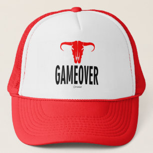 Game Over & Bull by VIMAGO Trucker Hat