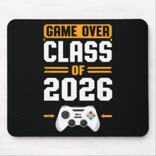 Game Over Cl Of 2026 Gamer Boys Girls Graduation S Mouse Pad