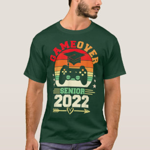 Game Over Class of 2022 Senior Video Games Graduat T-Shirt