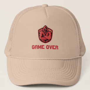 Game Over Cool Personalised Gaming Trucker Hat