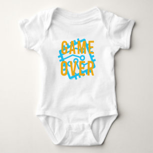 Game Over Digital Circuit Baby Bodysuit