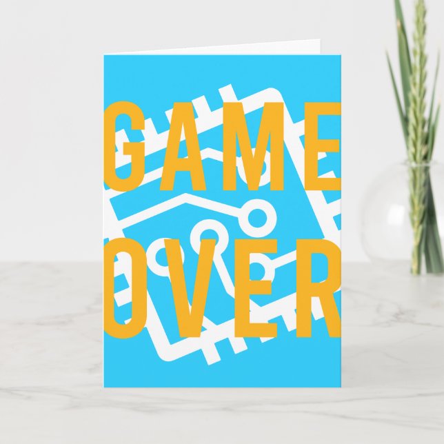 Game Over Digital Circuit Card (Front)