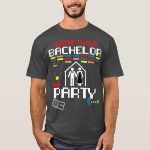 Game Over Groom Getting Married Tee