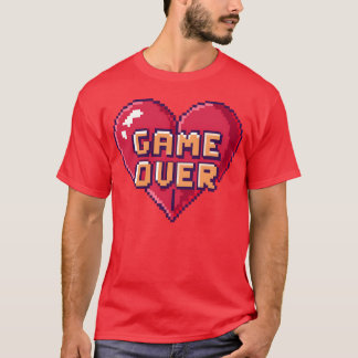 game over Heart piel vintage T-Shirt