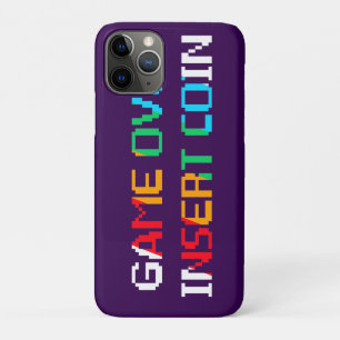 Game Over Insert Coin iPhone 11 Pro Case