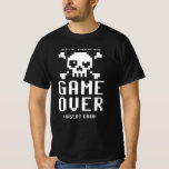 Game Over Insert Coin for Highscore Retro Gamer T-Shirt<br><div class="desc">Game Over Insert Coin for Highscore Retro Gamer Design</div>