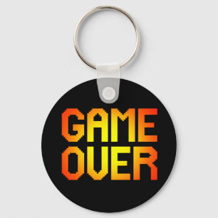 GAME OVER KEY RING