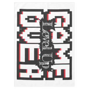 Game Over, Level Up: Pixelated Retro Game World Tablecloth
