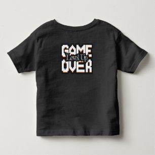 Game Over, Level Up: Pixelated Retro Game World Toddler T-Shirt