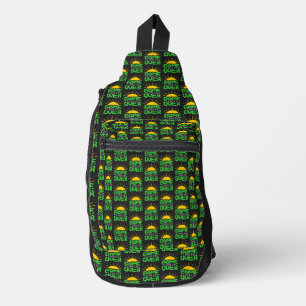 Game Over, Level Up: Retro Pixel Block Adventure Sling Bag