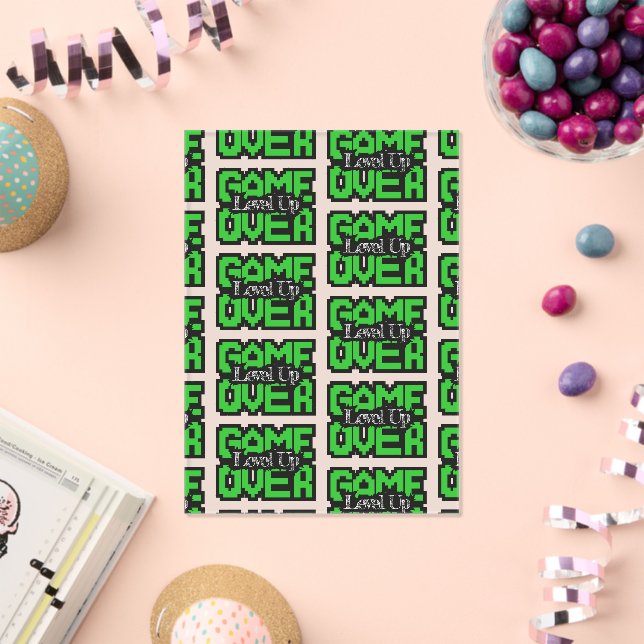 Game Over, Level Up: Retro Pixel Sandbox Adventure Acrylic Invitations (Insitu (Celebration))