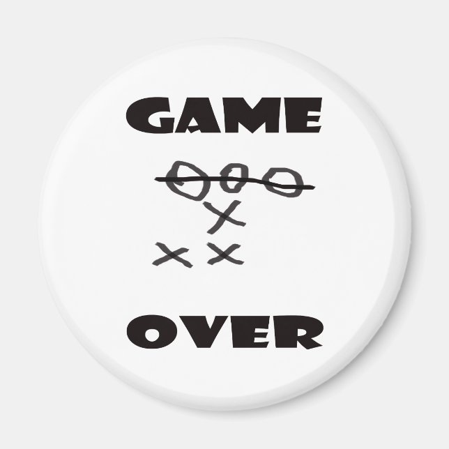 GAME OVER MAGNET (Front)
