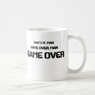 GAME OVER MAN COFFEE MUG