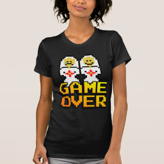 Game Over Marriage (Lesbian, 8-bit) T-Shirt