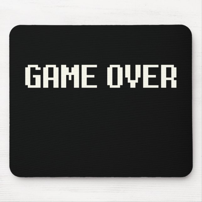 Game Over Mouse Pad (Front)