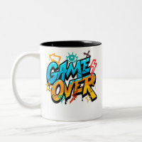 Game Over Mug – Classic Gamer Cup with Retro Sty