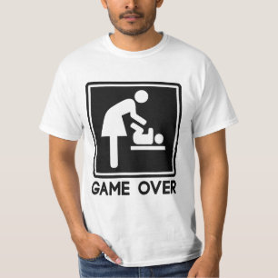 Game Over New Baby for Parent Mum T-Shirt
