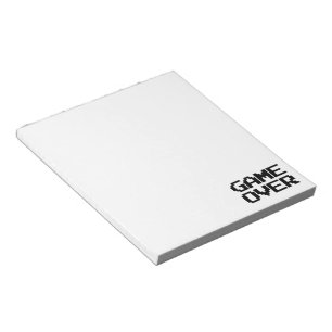 Game Over Notepad