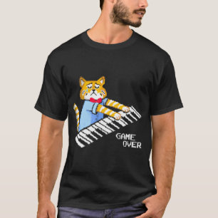 Game Over Pixel Cat T-Shirt