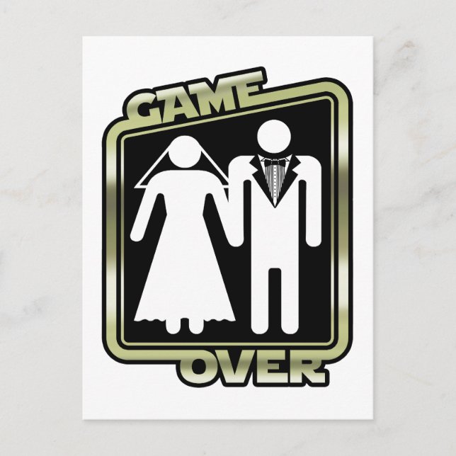 Game Over Postcard (Front)