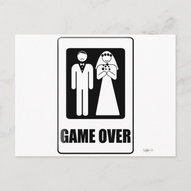 Game Over Postcard (Front)