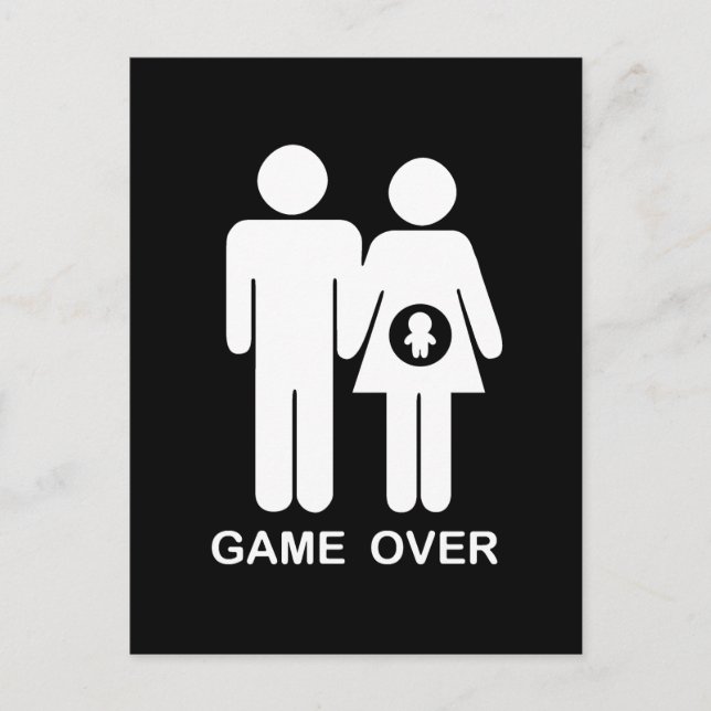 Game Over Postcard (Front)